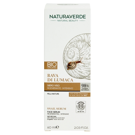 Naturaverde Natural Beauty Bio Bava di Lumaca Siero Viso Rigenerante - Intensivo 60 ml